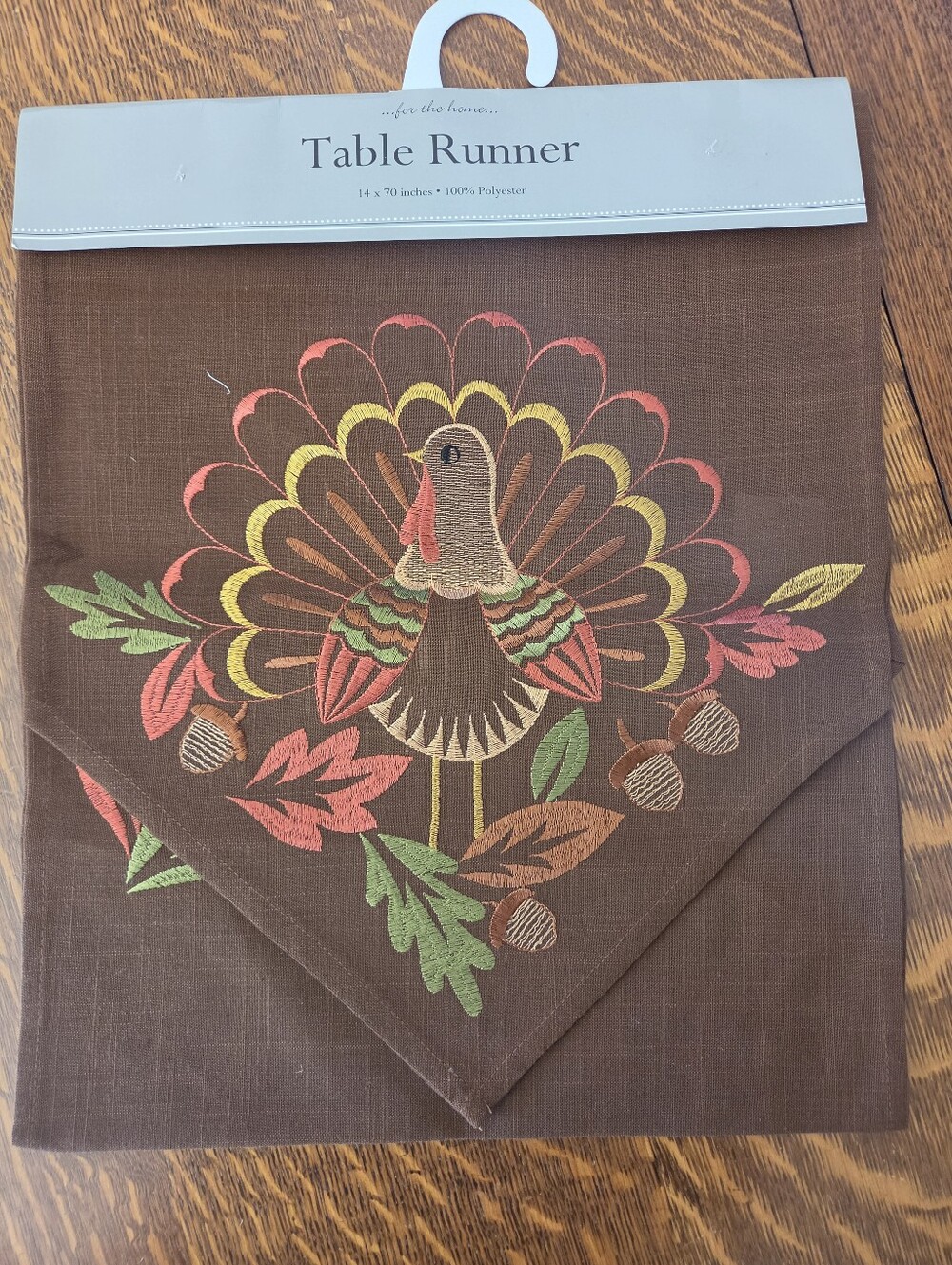 NWT Table Runner Thanksgiving Turkey  70” x 14” - Picture 3 of 5